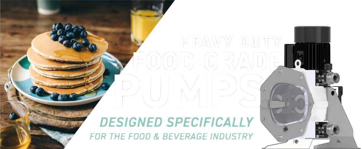 Heavy-duty food-grade pumps- designed specifically for the food & beverage industry